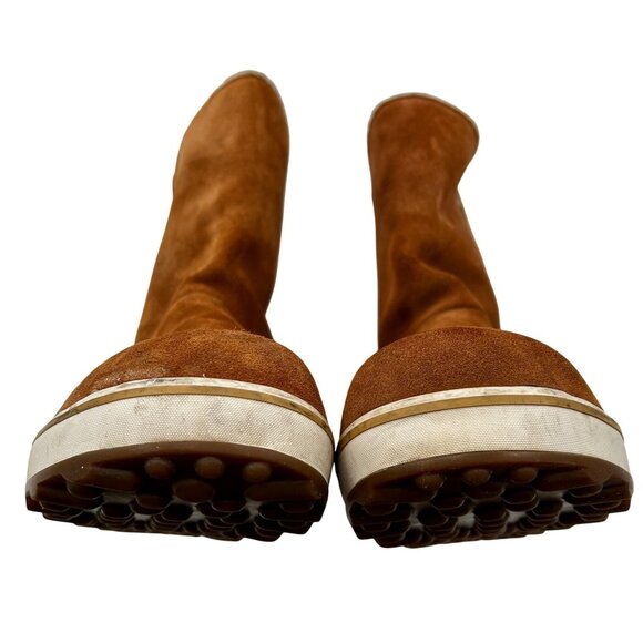 Sorel "Glazy" Boots Women’s US 11 Tan Waterproof Suede Faux-Fur Lined Boots - Picture 14 of 15